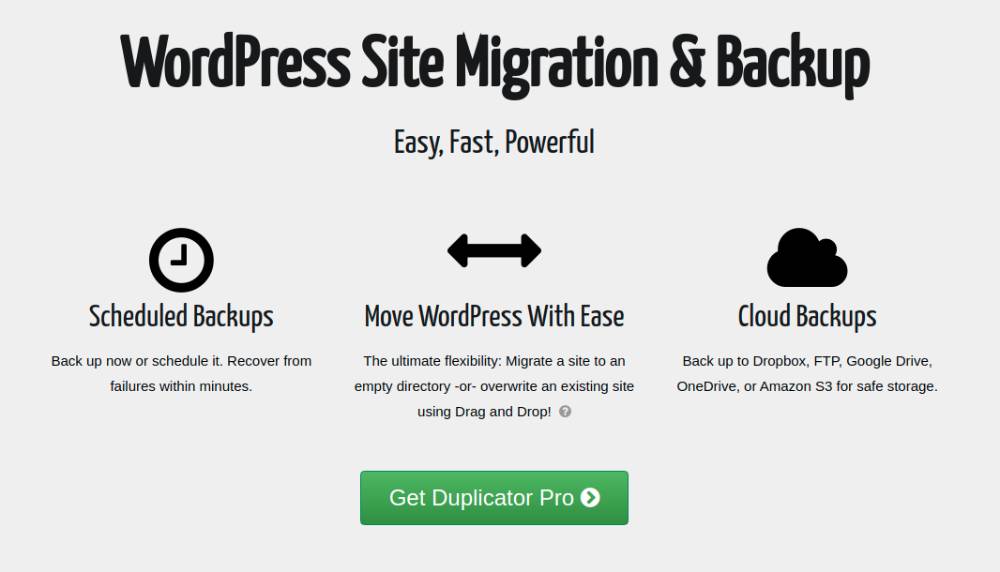 Plugin WordPress Duplicator