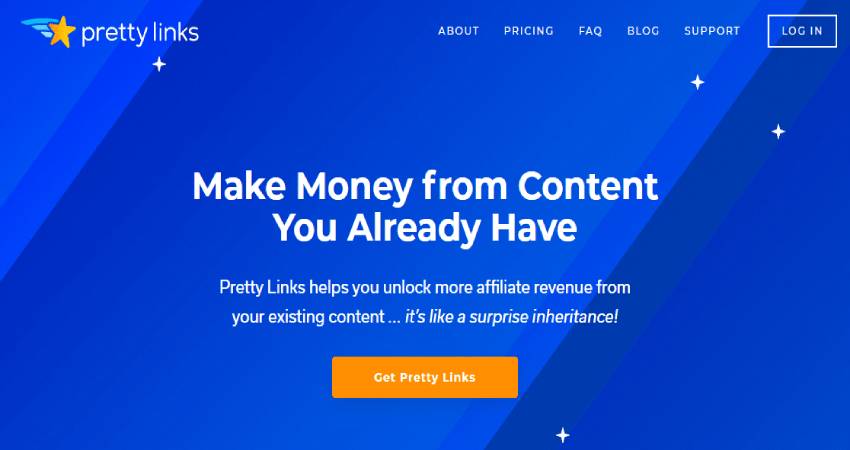 Plugin de marketing afiliat Pretty Links pentru WordPress