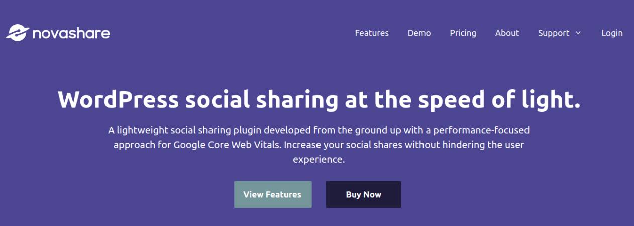 Novashare - Plugin de Compartilhamento Social do WordPress