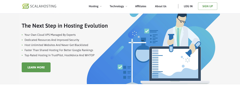 Código promocional ScalaHosting