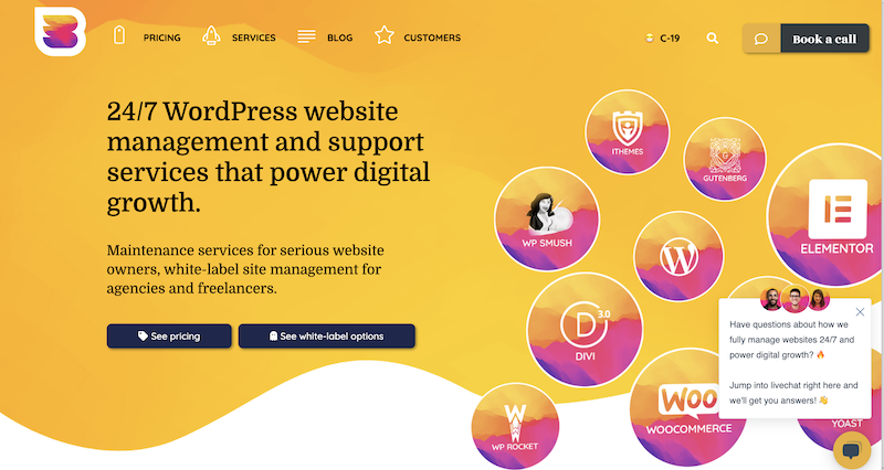 Genial soporte de WordPress Australia