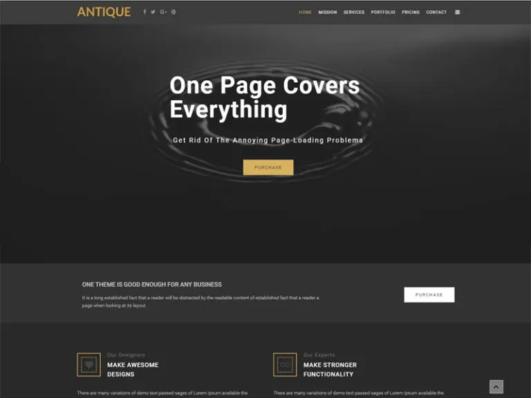 Antique Free Business Joomla-Vorlage