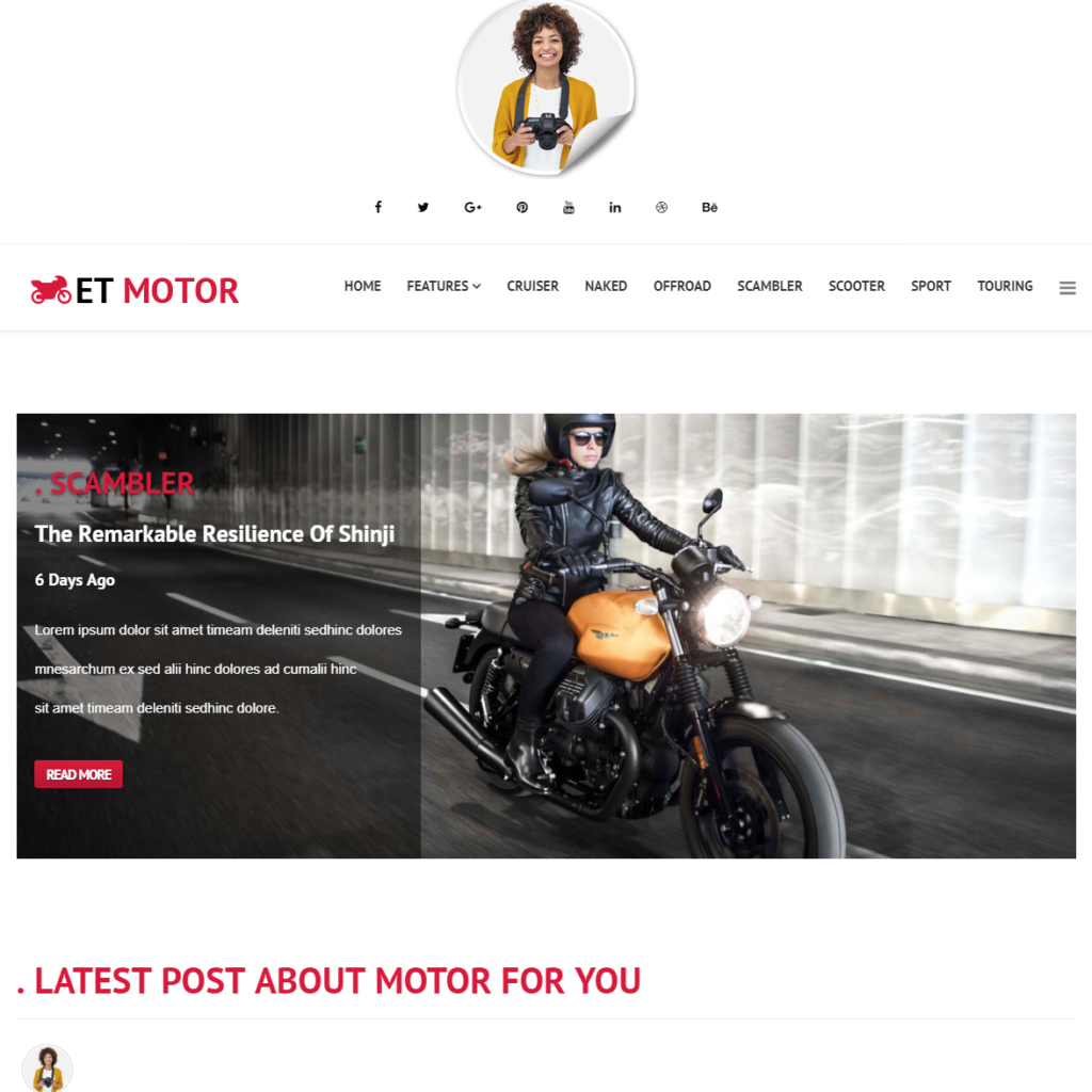 Et Motor Free Joomla Magazin Vorlage