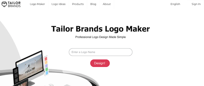 مراجعة Tailor Brands Logo Maker