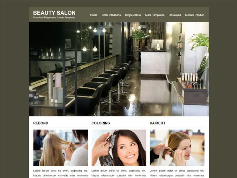 Jsr Beauty Salon Joomla Beauty Salon قالب