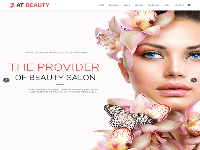 At Beauty – 免费的 Joomla Onepage For Spa , Beauty