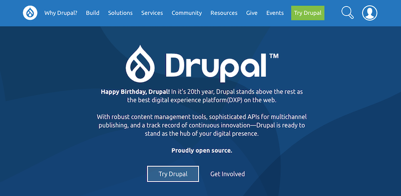 Drupal 及其對競爭對手的優勢