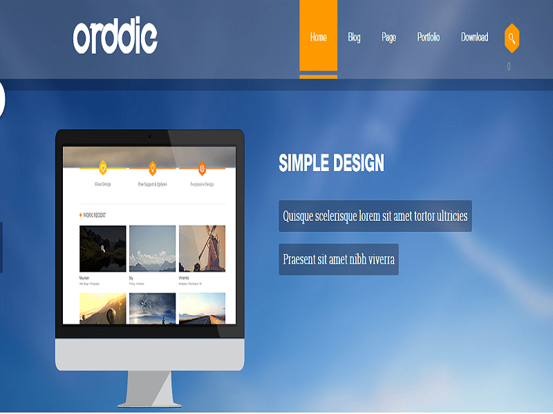 St Oddie – 심플한 디자인 Joomla 템플릿 사진