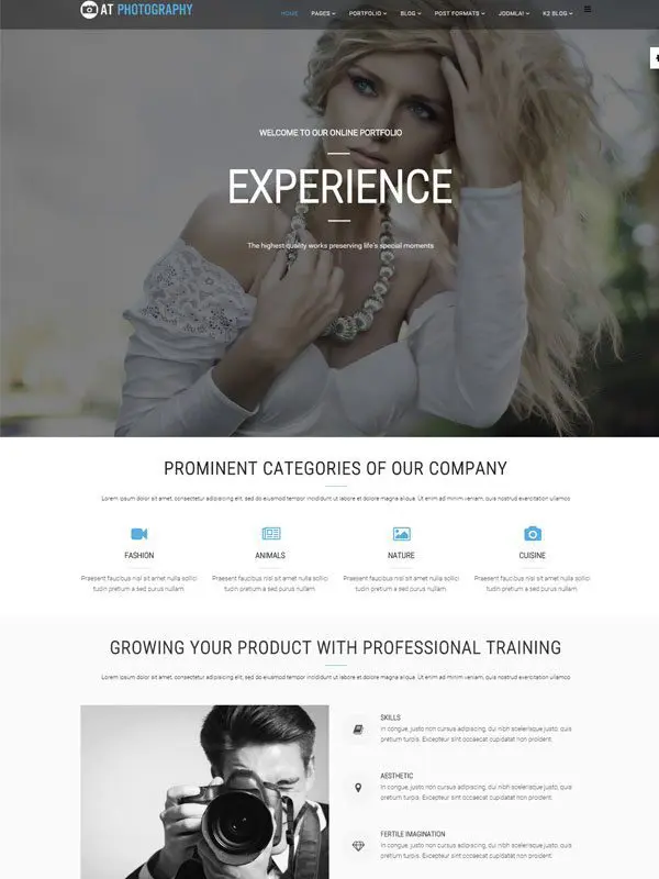 Bei Fotografie Free Image Joomla Template