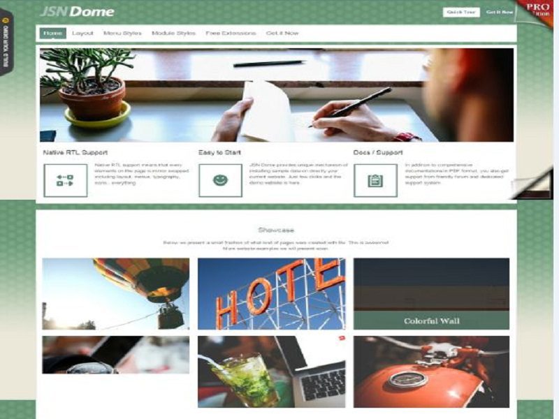 Jsn Dome – เทมเพลต Joomla Jsn Professional