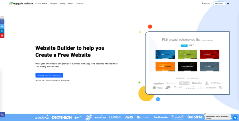 Appy Pie Website Builder