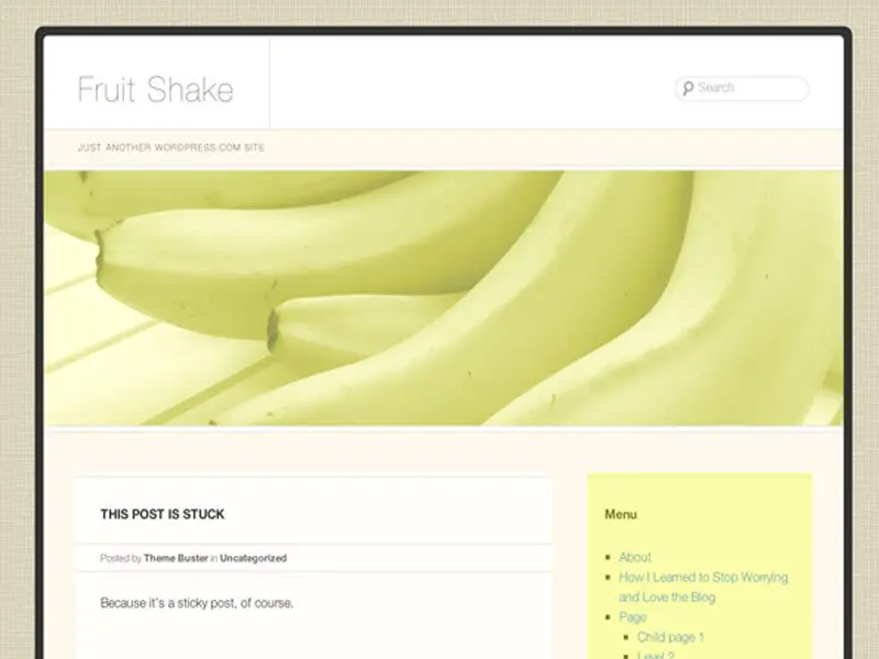 Fruit Shake Unduh Tema Wordpress Gratis Terbaik