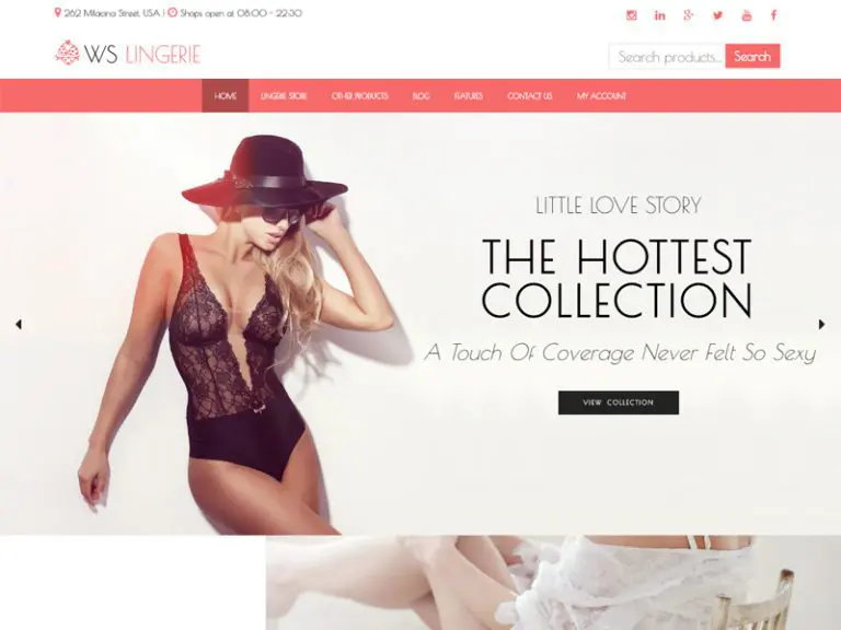 Ws Lingerie Responsive Unterwäsche Woocommerce Wordpress