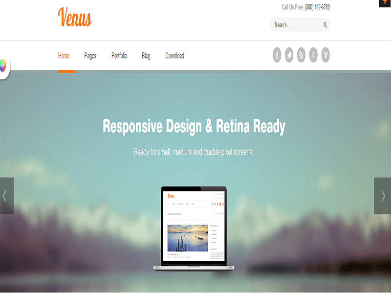 St Venus – Template Desain Responsif Untuk Joomla