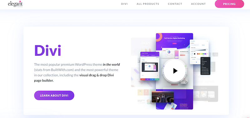 Divi 테마에 대한 Wordpress 요구 사항 - 코딩이 필요하지 않음