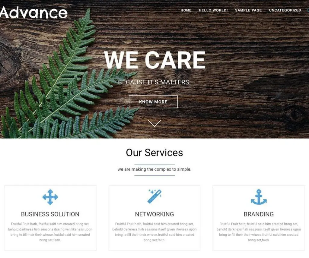 Thème Wordpress de vacances gratuit avancé