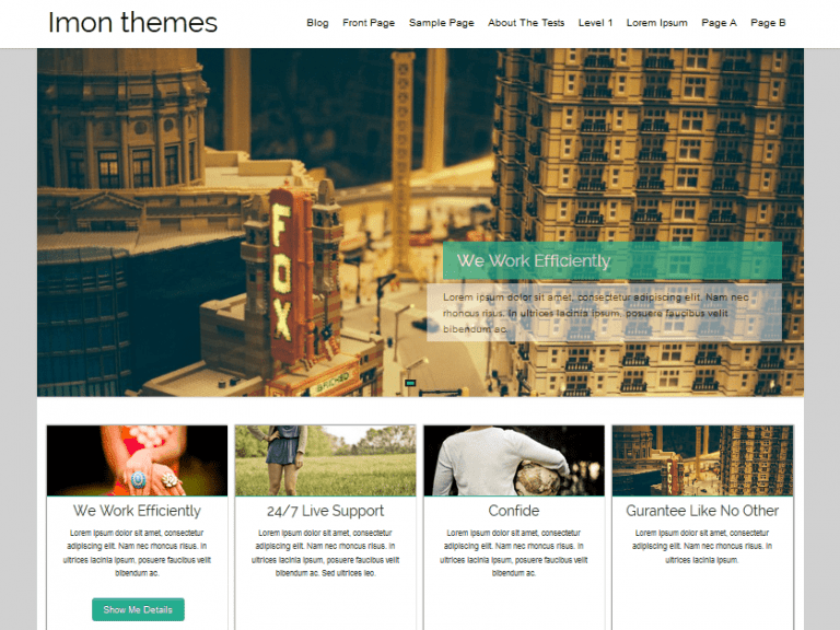 Hathor Tema gratuito de WordPress para vacaciones