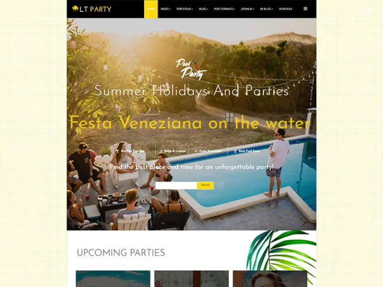 Lt Party Plantilla Joomla Party Gratis