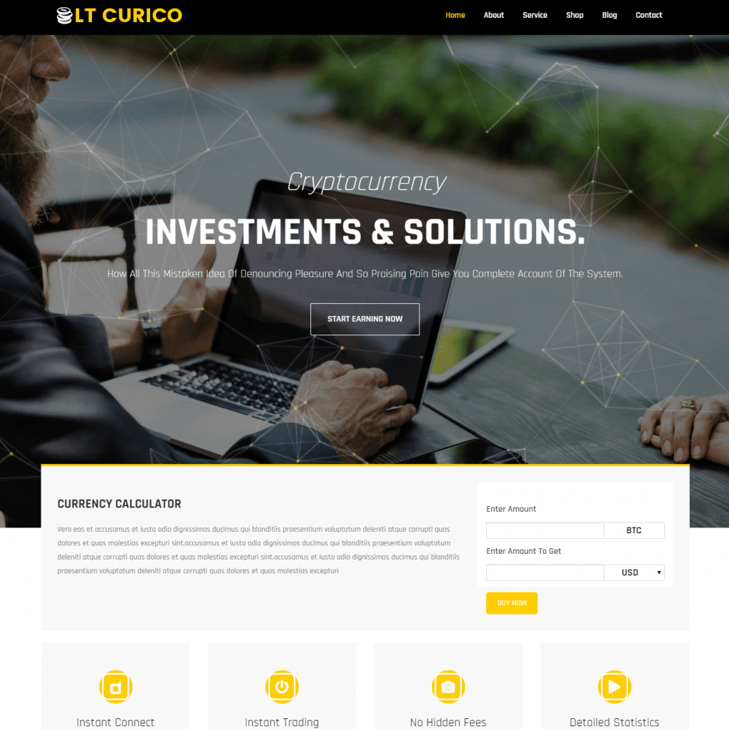 Lt Curico Kostenloses Bitcoin-Wordpress-Theme