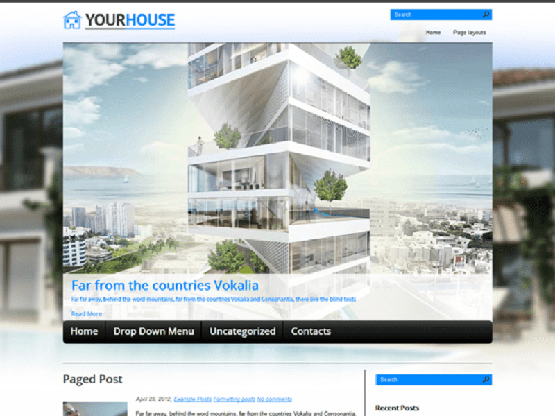 Yourhouse – ธีม Wordpress ฟรีสำหรับอสังหาริมทรัพย์