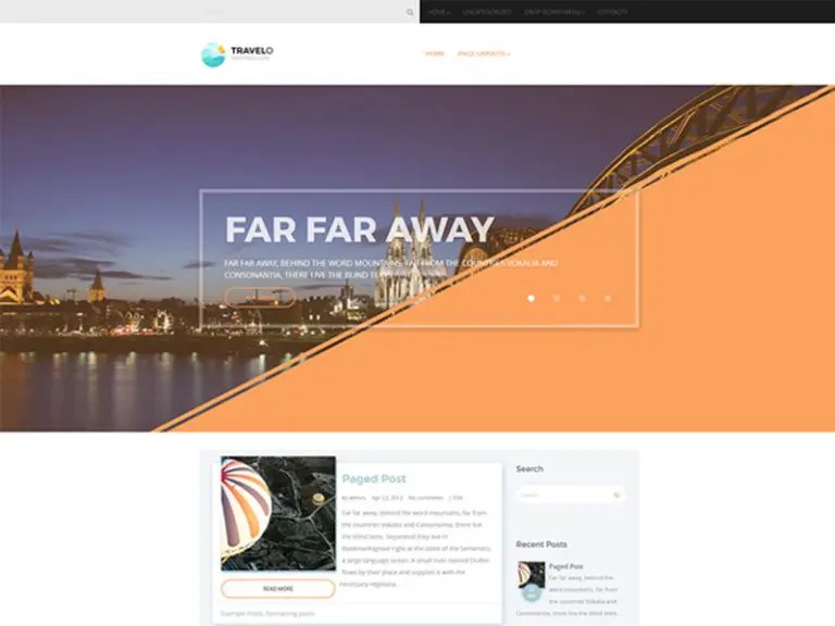 Travelo Wordpress Travel Theme