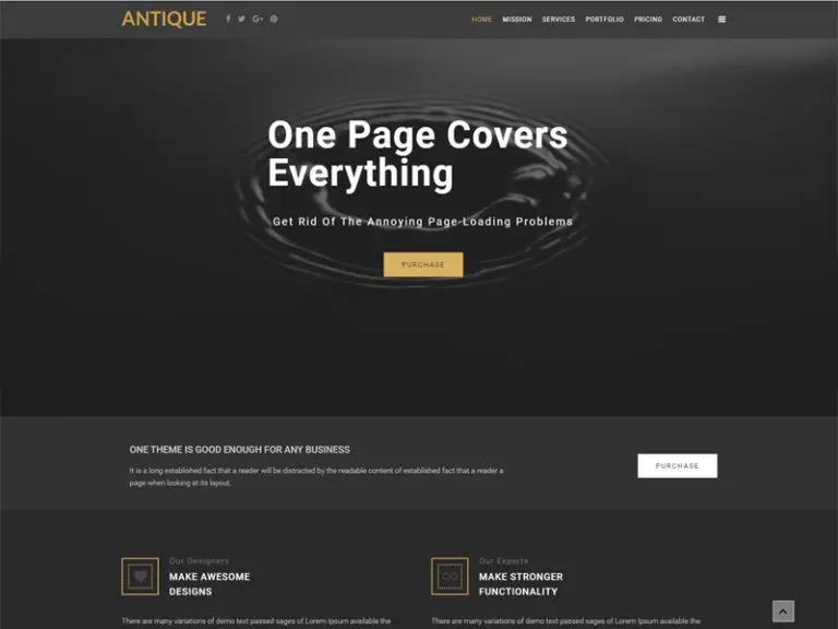 Antique Free Business Joomla-Vorlage