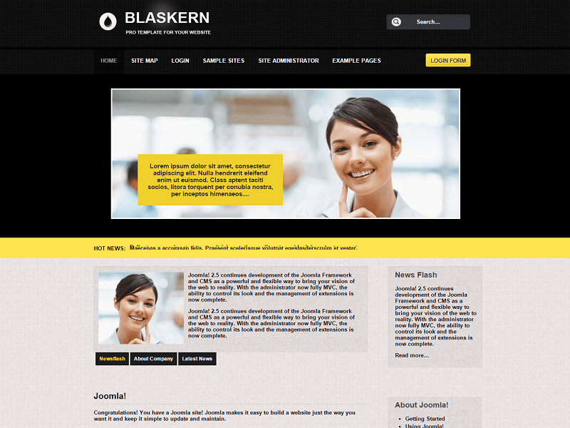 Blaskern Black-Joomla ฟรีสำหรับผู้หญิง