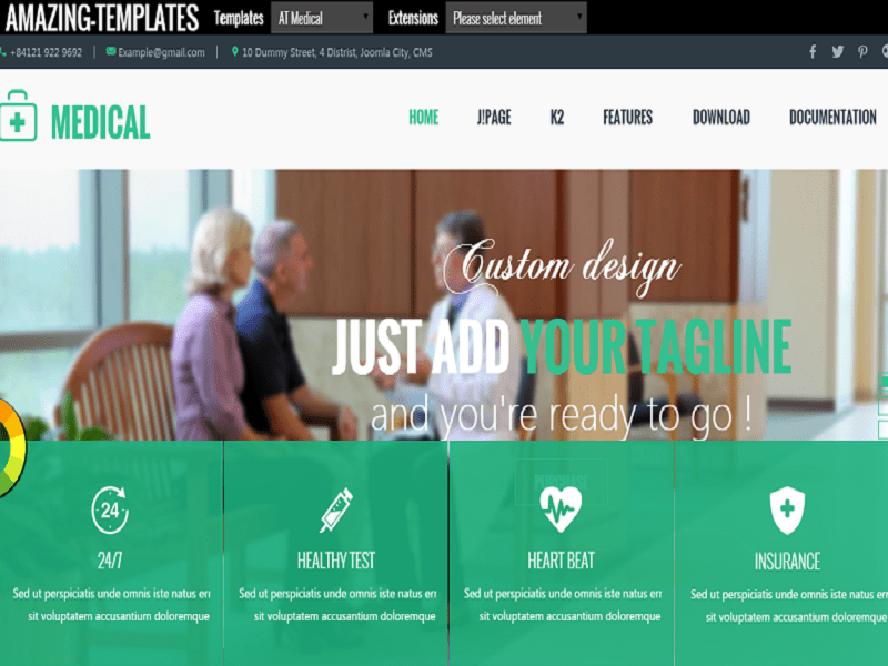 At Medical – Template Joomla Gratis Untuk Rumah Sakit