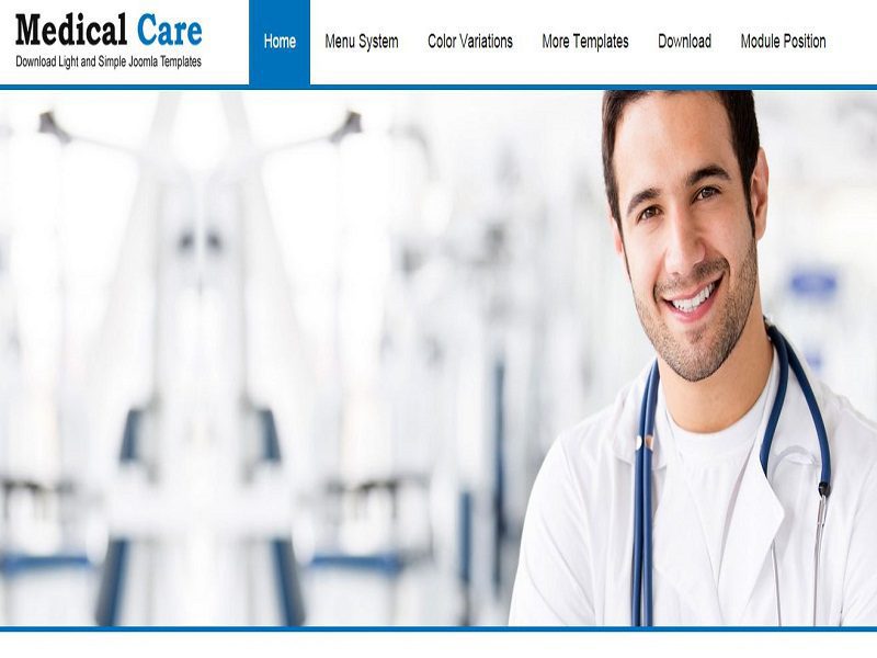 Perawatan Medis – Template Joomla Responsif Gratis