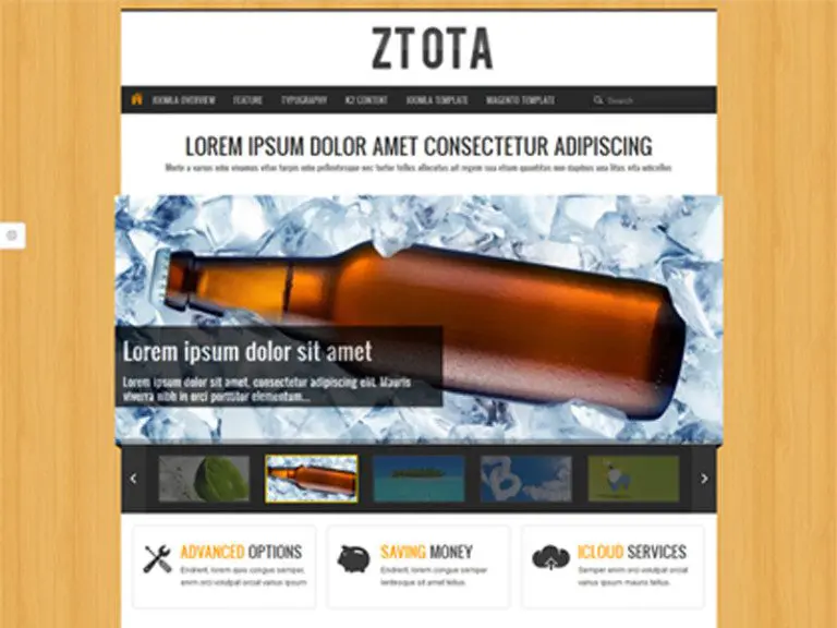 Zt Ota Kostenlose Joomla-Template-Business-Website