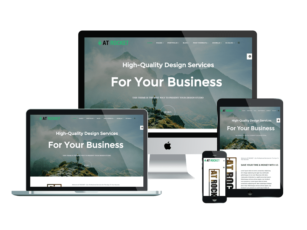 Bei Rocket Free Creative Joomla Template