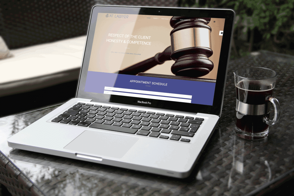 At Lawyer – bezpłatny szablon Joomla kancelarii prawnej