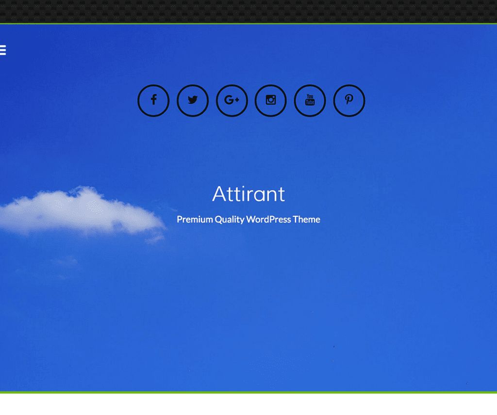 ธีม Wordpress การถ่ายภาพ Attirant ฟรี