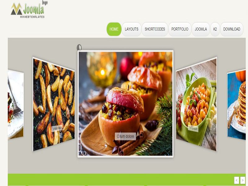 Restaurante – Restaurantes com modelos Joomla responsivos