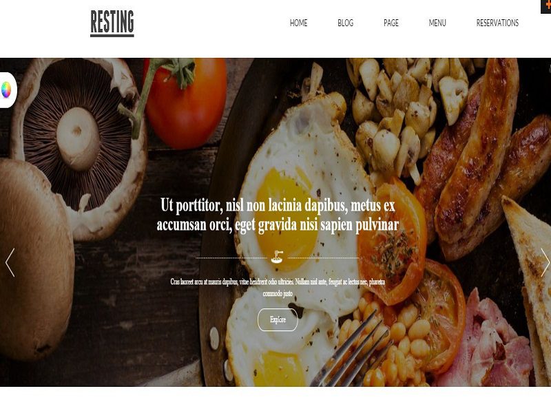 Ruhen – Responsives Joomla-Template kostenlos für Resting Restaurant