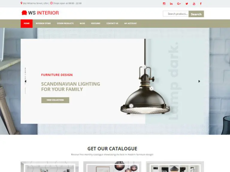 Ws Interior Free Wordpress Woocemmerce Theme For Interior