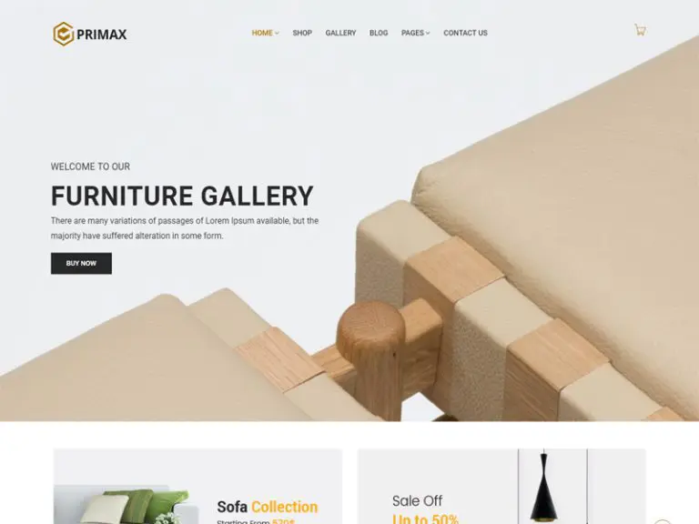 Primax Joomla Interior Template