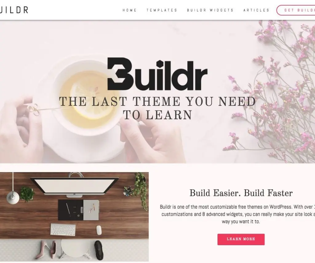 Buildr Free Entertainment Wordpress-Design