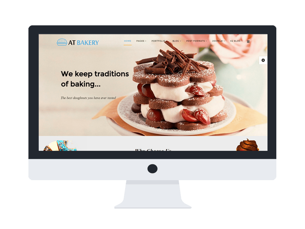 At Bakery Store Modèle Joomla Onepage gratuit