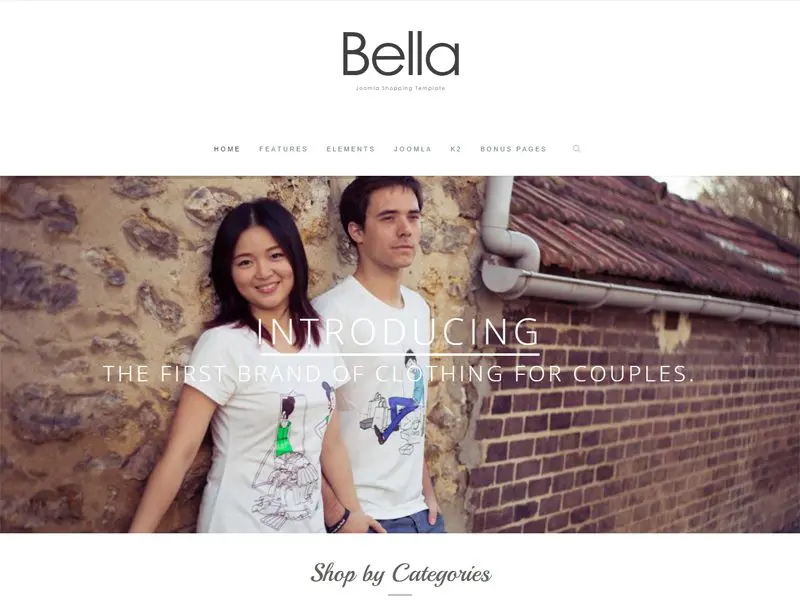 Bella plantilla Joomla de compras gratis