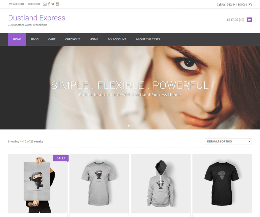 Tema Wordpress de entretenimento gratuito Dustland Express