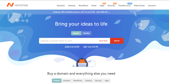 namecheap-kayıt şirketi