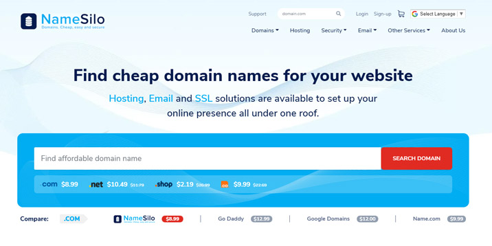 Namesilo-Domain-Registrare