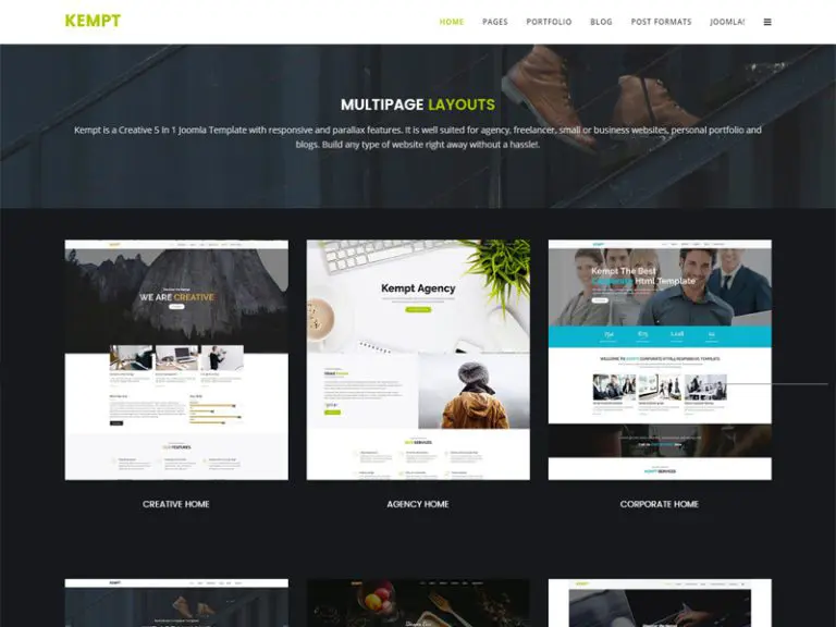 Kempt Free Joomla Business Template