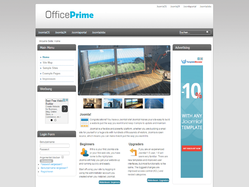 Office Prime Et – Шаблон Joomla Office Prime