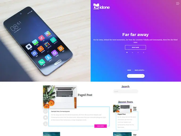 Droidone Free Technology Wordpress-Theme