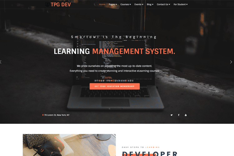 Tpg Dev Tema gratuito para desarrolladores de Wordpress