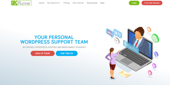 Fixrunner-WordPress-pemeliharaan