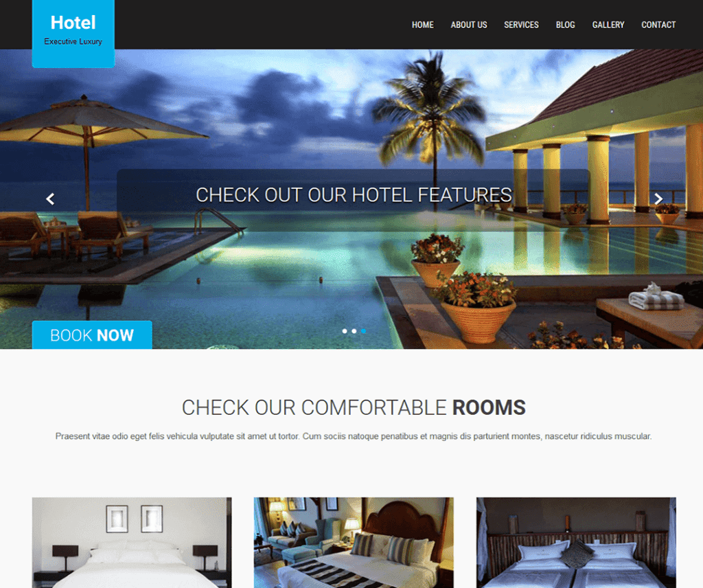 Skt Hotel Lite Makanan Dan Minuman Gratis Tema Wordpress