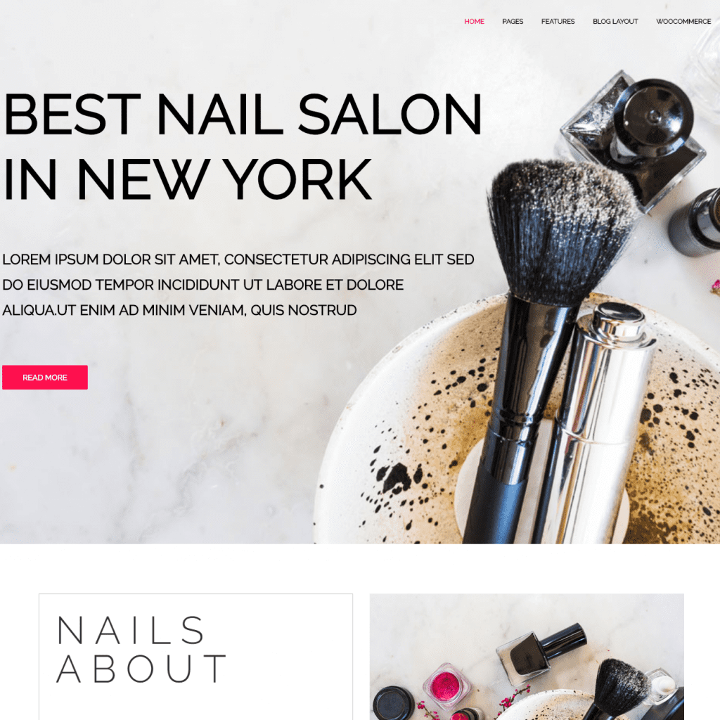 Lt Nail Free Nail Wordpress Theme